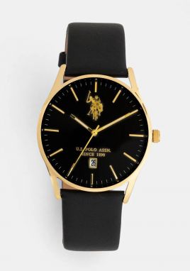 Hodinky U.S. Polo Assn. COLIN pánske, zlatá farba, USP7088YG