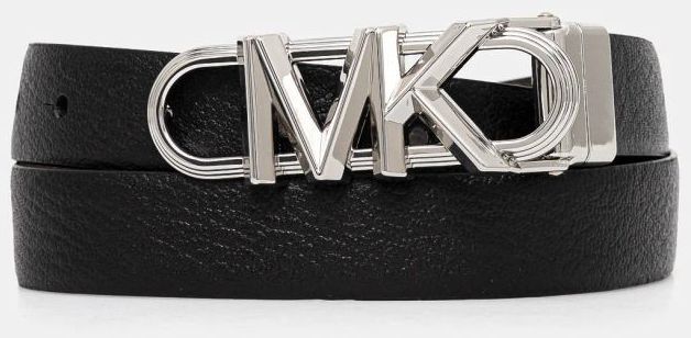 Obojstranný opasok MICHAEL Michael Kors dámsky, čierna farba, 558813