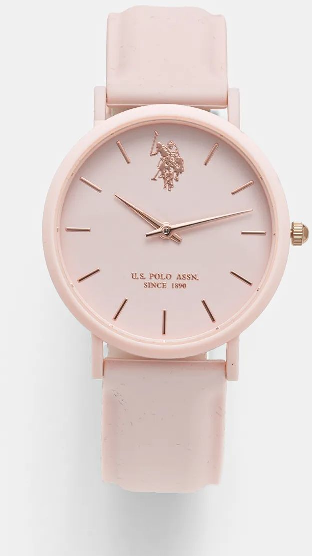 Hodinky U.S. Polo Assn. LUCY dámske, ružová farba, USP8058PK