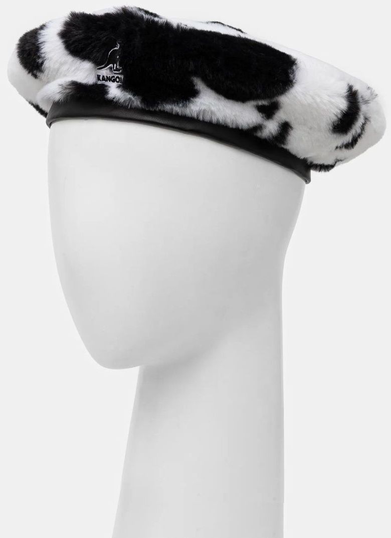 Baretka Kangol FAUX FUR biela farba, K4369.SP103