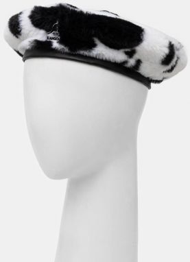 Baretka Kangol FAUX FUR biela farba, K4369.SP103