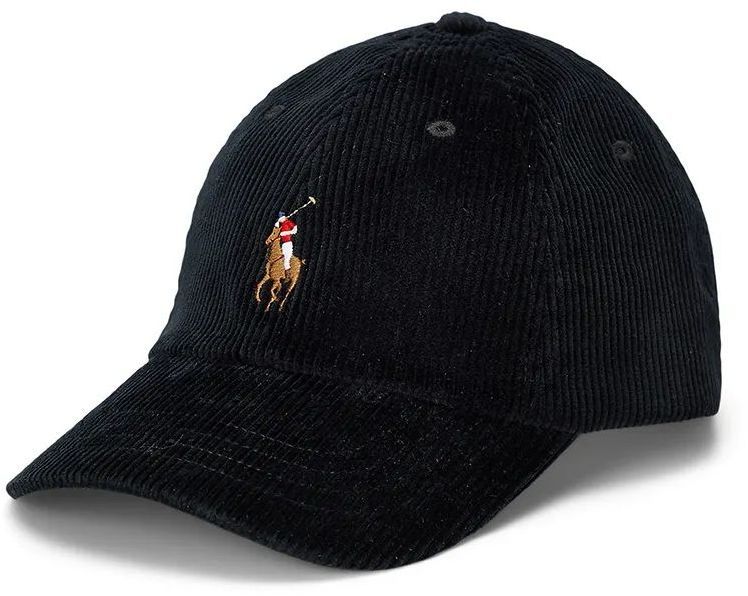 Bavlnená šiltovka Polo Ralph Lauren čierna farba, s nášivkou, 710847175