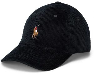 Bavlnená šiltovka Polo Ralph Lauren čierna farba, s nášivkou, 710847175