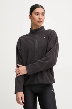 Športová mikina Puma Winter Tech čierna farba, jednofarebná, 525808