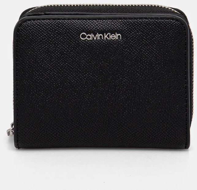 Peňaženka Calvin Klein dámska, čierna farba, K60K612831