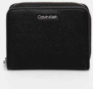 Peňaženka Calvin Klein dámska, čierna farba, K60K612831
