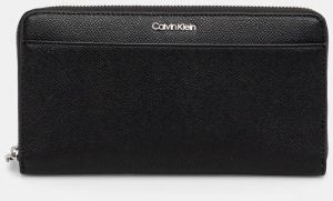 Peňaženka Calvin Klein dámska, čierna farba, K60K613070