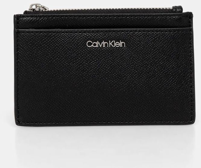Peňaženka Calvin Klein dámska, čierna farba, K60K613071