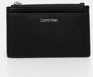 Peňaženka Calvin Klein dámska, čierna farba, K60K613071