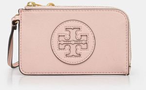 Peňaženka Tory Burch Ella dámska, ružová farba, 157506.655