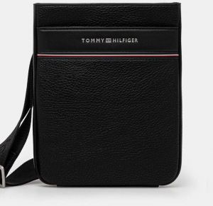 Malá taška Tommy Hilfiger čierna farba, AM0AM13113