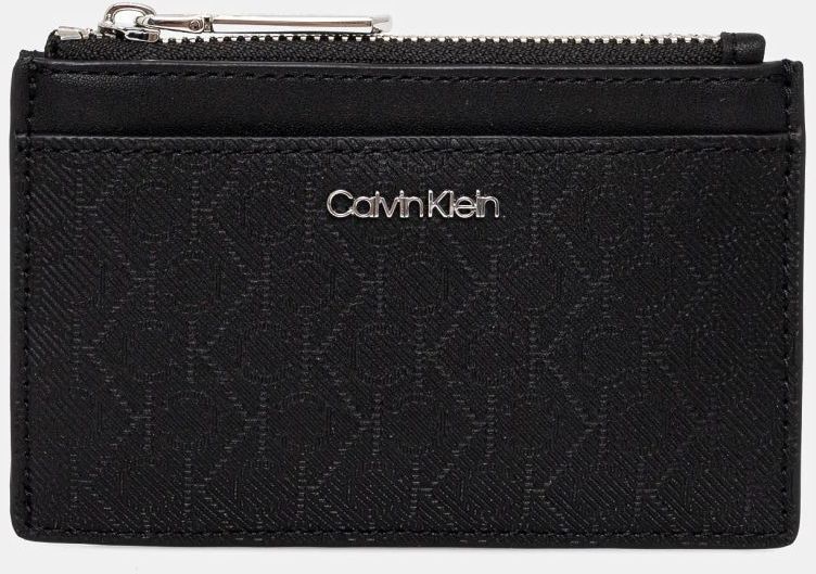 Peňaženka Calvin Klein dámska, čierna farba, K60K612827