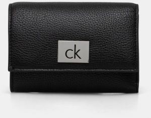 Peňaženka Calvin Klein dámska, čierna farba, K60K612834