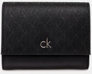 Peňaženka Calvin Klein dámska, čierna farba, K60K612841