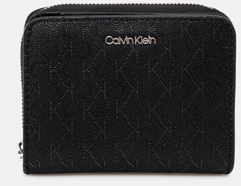 Peňaženka Calvin Klein dámska, čierna farba, K60K612825