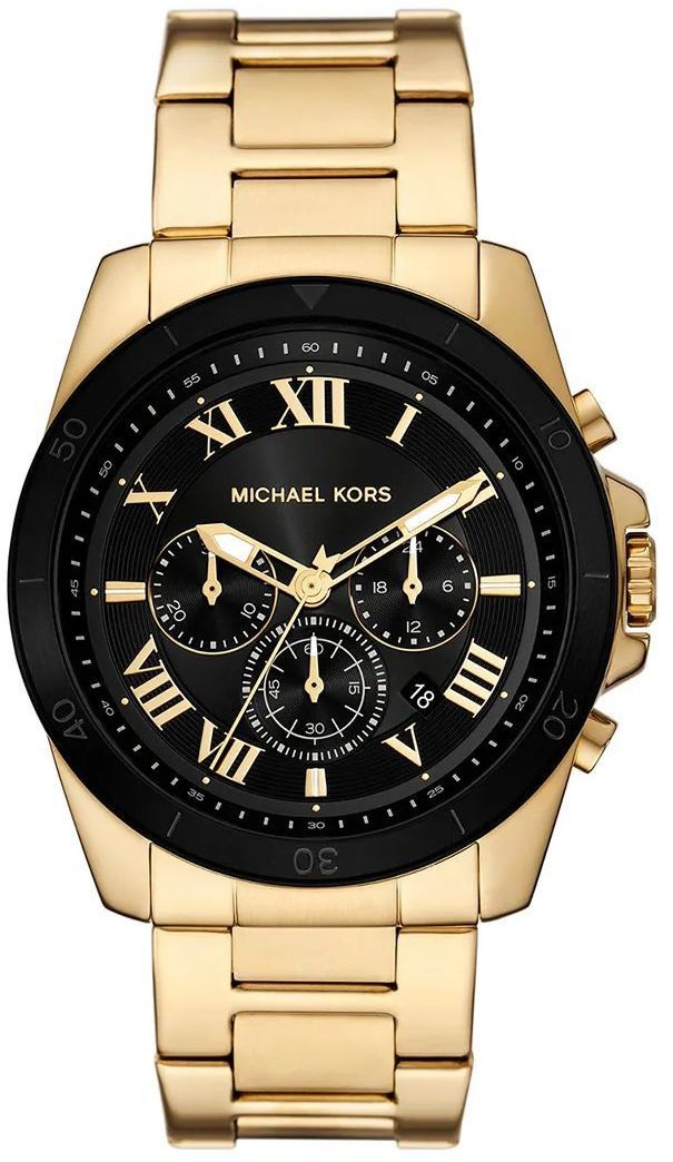 Hodinky Michael Kors Alek pánske, zlatá farba