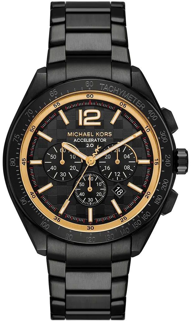 Hodinky Michael Kors ACCELERATOR 2.0 pánske, čierna farba, MK9179