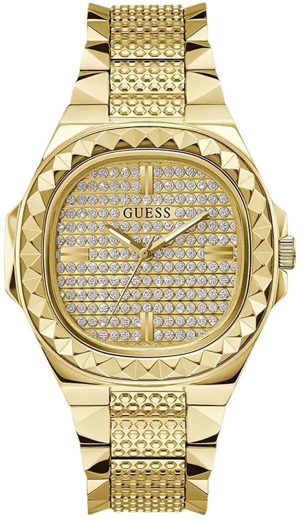 Hodinky Guess Rebel pánske, zlatá farba, GW0622G1