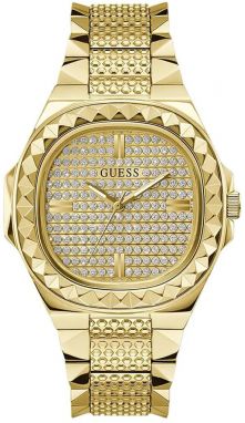 Hodinky Guess Rebel pánske, zlatá farba, GW0622G1