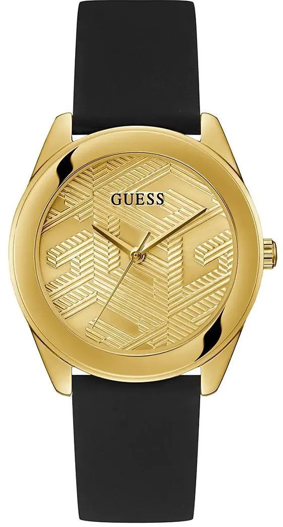 Hodinky Guess Cubed dámske, čierna farba, GW0665L1