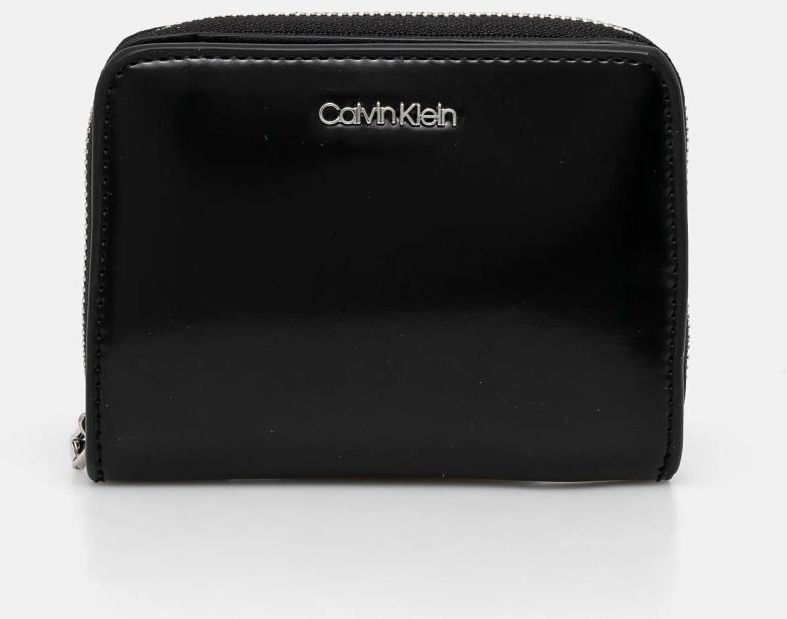 Peňaženka Calvin Klein dámska, čierna farba, K60K612847