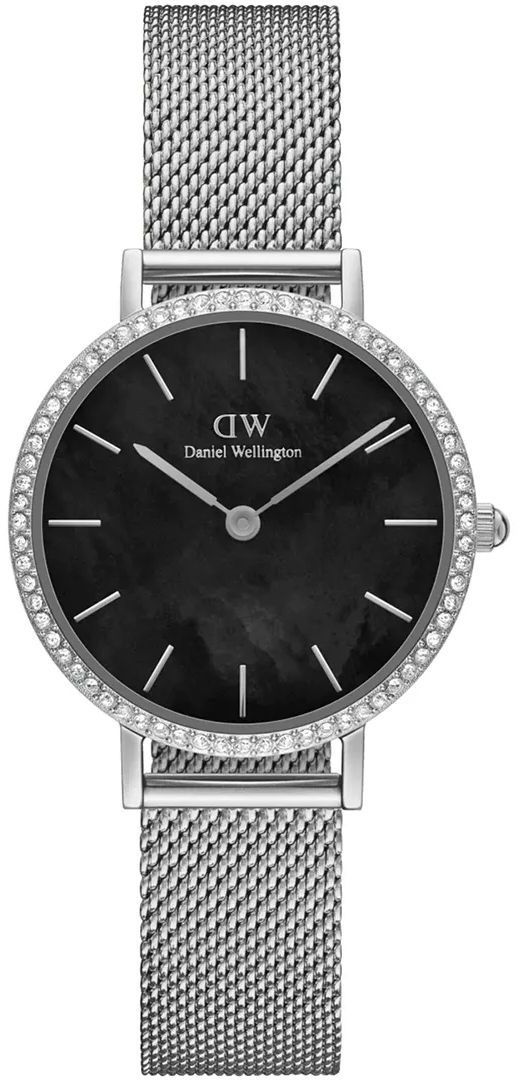 Hodinky Daniel Wellington Lumine Bezel dámsky, strieborná farba, DW00100661