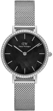 Hodinky Daniel Wellington Lumine Bezel dámsky, strieborná farba, DW00100661