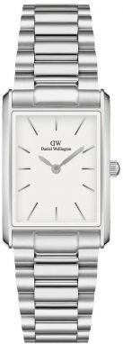 Hodinky Daniel Wellington Bound 3-Link Silver 22 dámske, strieborná farba, DW00100700