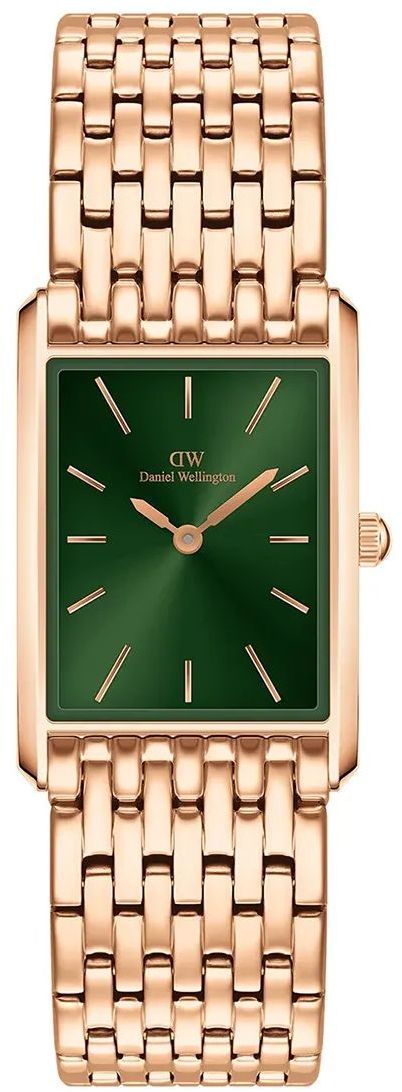 Hodinky Daniel Wellington Bound 9-Link Emerald Sunray dámske, zlatá farba, DW00100704