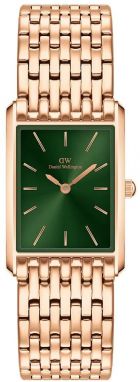 Hodinky Daniel Wellington Bound 9-Link Emerald Sunray dámske, zlatá farba, DW00100704
