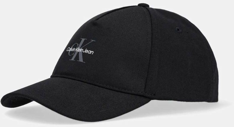 Šiltovka Calvin Klein Jeans čierna farba, s potlačou, K50K512450