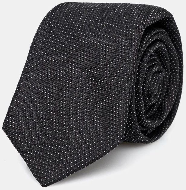 Hodvábna kravata Calvin Klein čierna farba, K10K113873