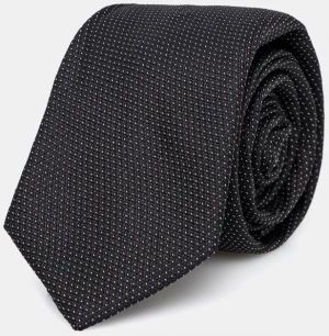 Hodvábna kravata Calvin Klein čierna farba, K10K113873