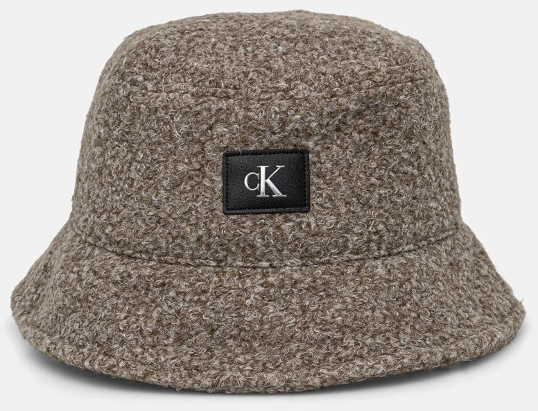 Klobúk Calvin Klein Jeans šedá farba, K60K612754