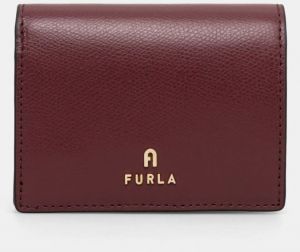 Kožená peňaženka Furla dámska, bordová farba, WP00304 ARE000 3574S