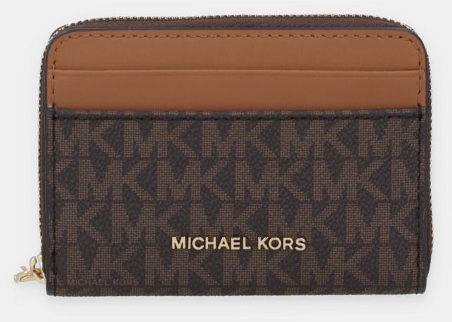 Peňaženka MICHAEL Michael Kors dámska, hnedá farba, 32T4GJ6Z5B