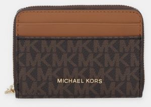 Peňaženka MICHAEL Michael Kors dámska, hnedá farba, 32T4GJ6Z5B