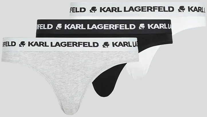 Bavlnené nohavičky Karl Lagerfeld 3-pak viac farieb, A1W47148