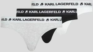 Bavlnené nohavičky Karl Lagerfeld 3-pak viac farieb, A1W47148