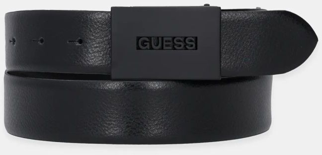 Kožený opasok Guess pánsky, čierna farba, M5RZ03 L0VX0