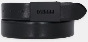 Kožený opasok Guess pánsky, čierna farba, M5RZ03 L0VX0