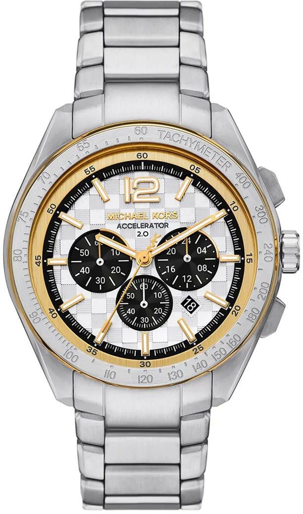 Hodinky Michael Kors ACCELERATOR 2.0 pánske, strieborná farba, MK9188