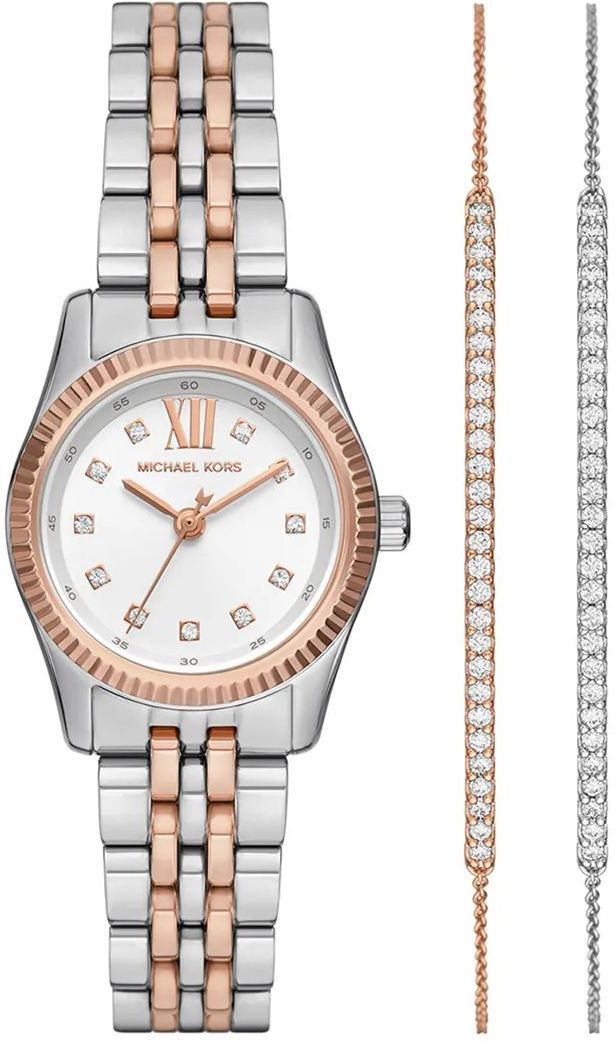 Hodinky a náramky Michael Kors strieborná farba, MK4817SET