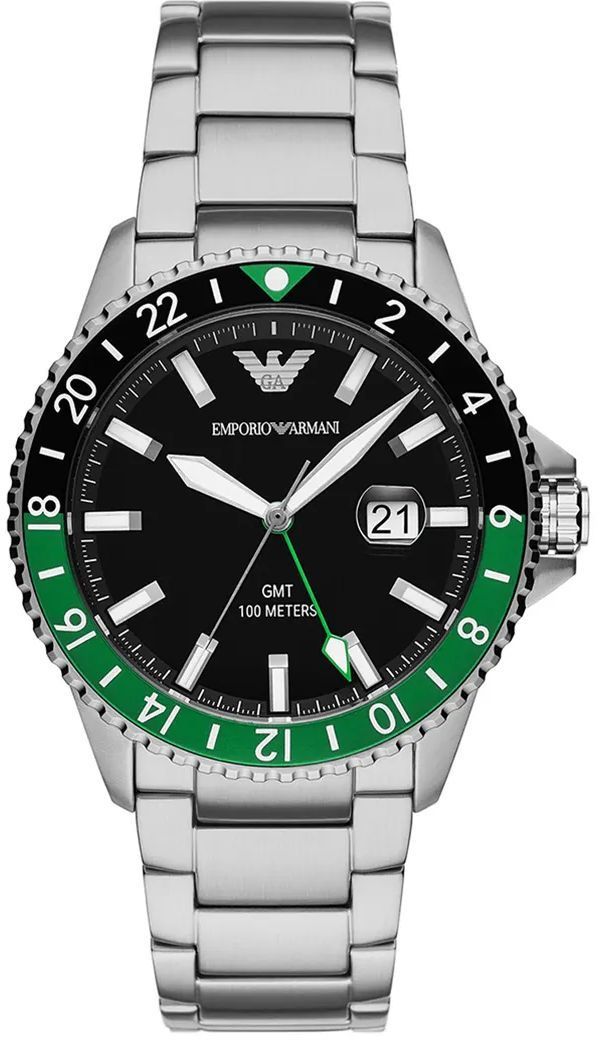 Hodinky Emporio Armani pánske, strieborná farba, AR11589