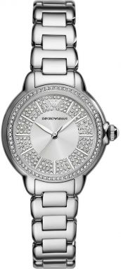 Hodinky Emporio Armani dámske, strieborná farba, AR11632
