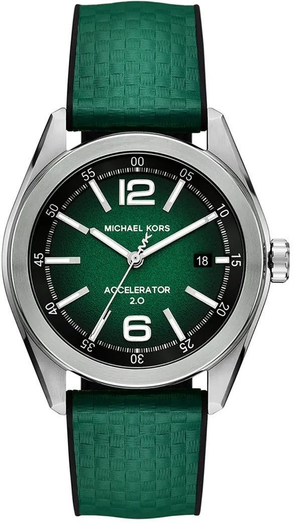 Hodinky Michael Kors ACCELERATOR 2.0 pánske, zelená farba, MK9173