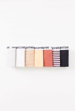 Tangá women'secret PACKS 3 7-pak béžová farba, 4938312