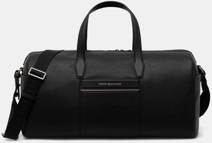 Taška Tommy Hilfiger čierna farba, AM0AM13080