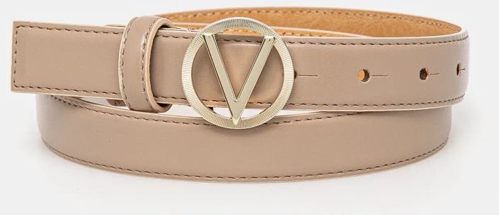 Opasok Valentino Bags dámsky, béžová farba, VCS7VQ04NAP