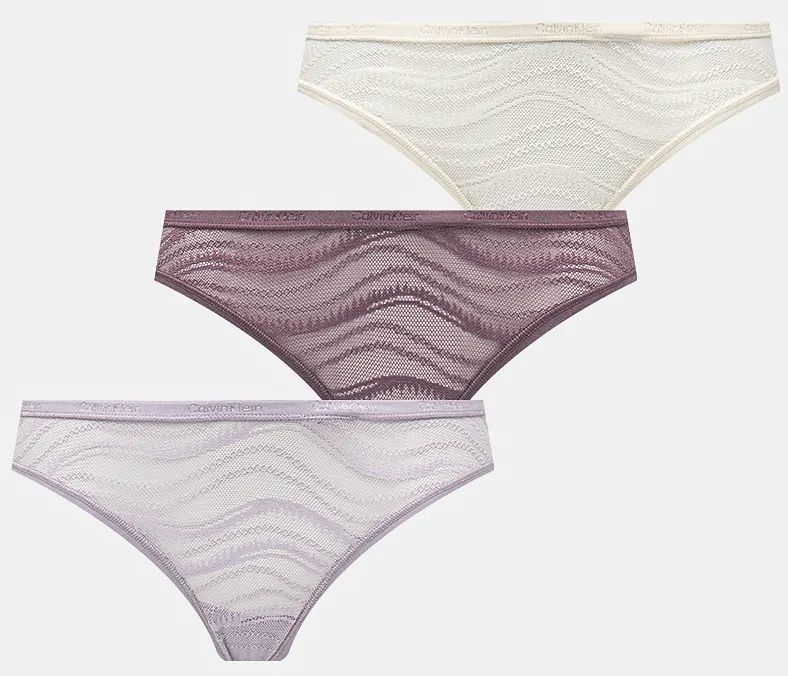 Tangá Calvin Klein Underwear 3-pak šedá farba, 000QD5216E